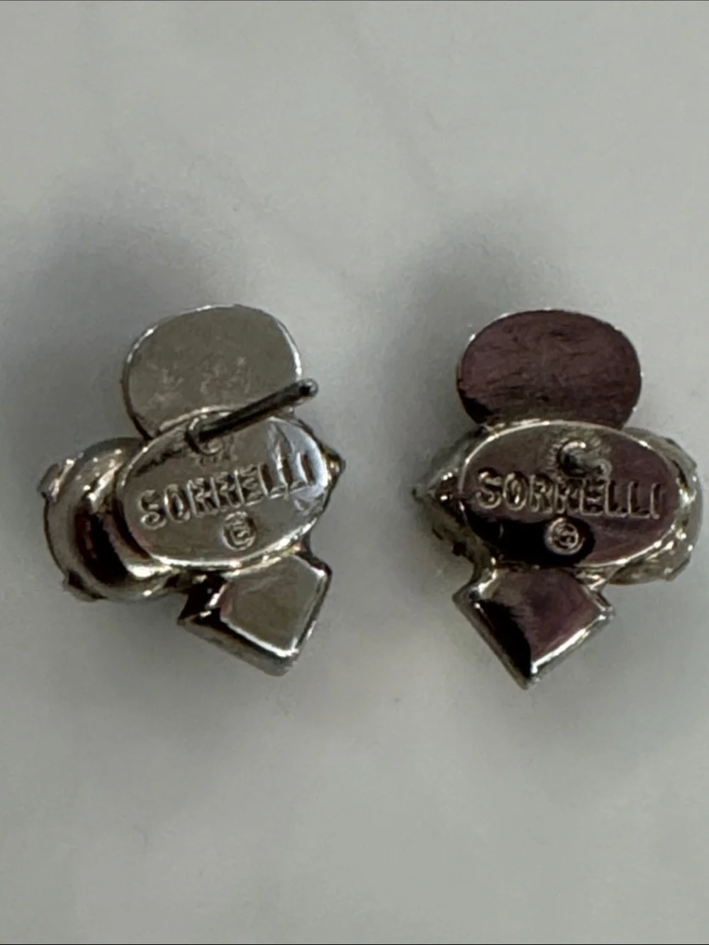 Like new Sorelli crystal and stone blue black silver earrings - Women Jewelry